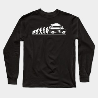 Tshirt Evolution Camper Gift Long Sleeve T-Shirt